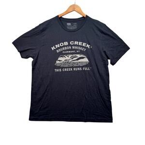 Knob Creek Bourbon Kentucky Tour Distillery Alcohol Tee Runs Full T-Shirt XL